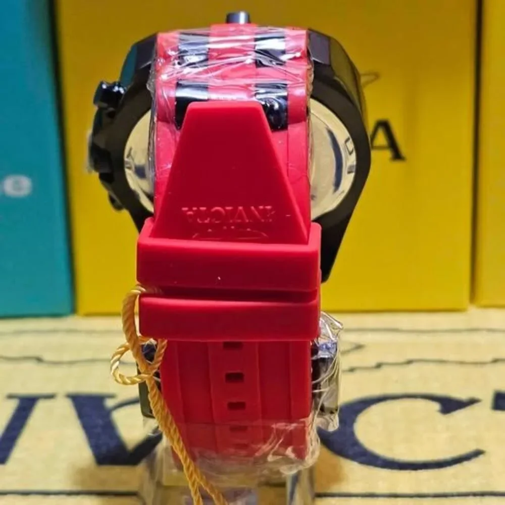 46038 Invicta Bolt Chronograph Red & Black Watch – Men’s 52mm